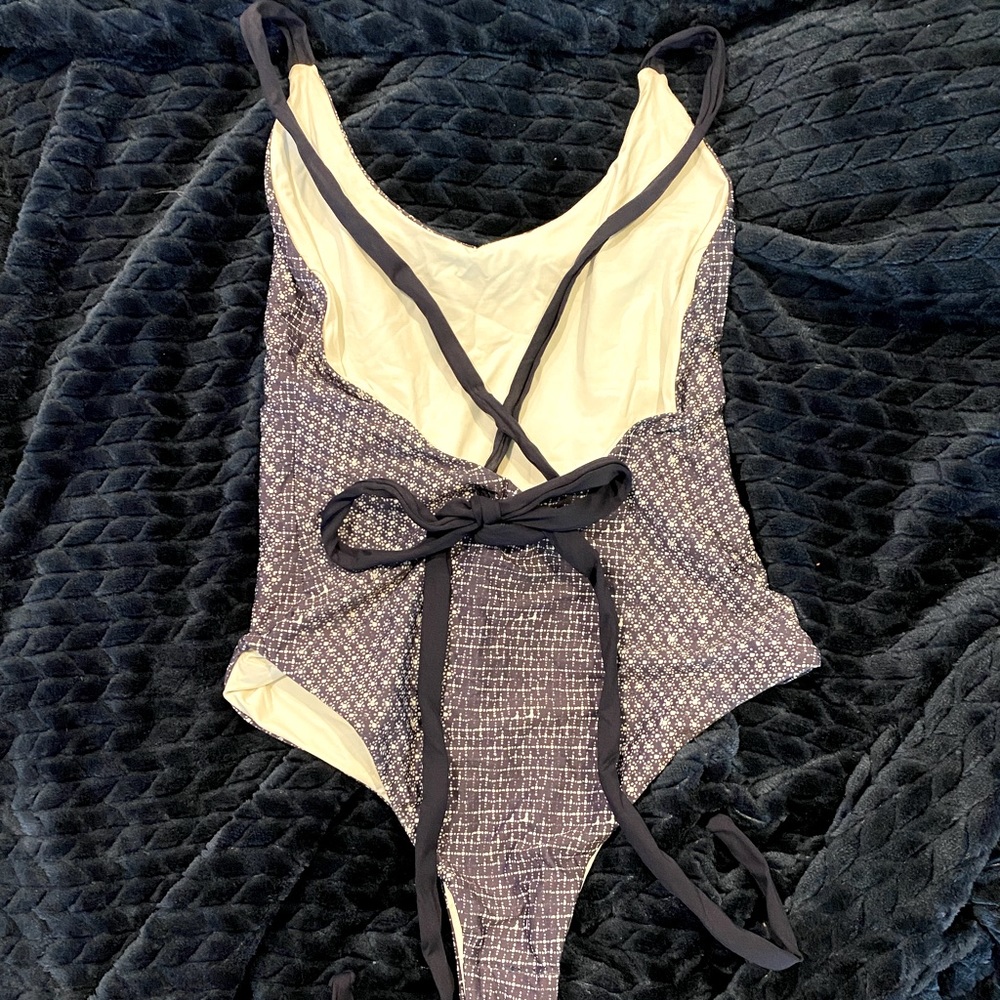 Cheeky Tavik One Piece - Blue and White